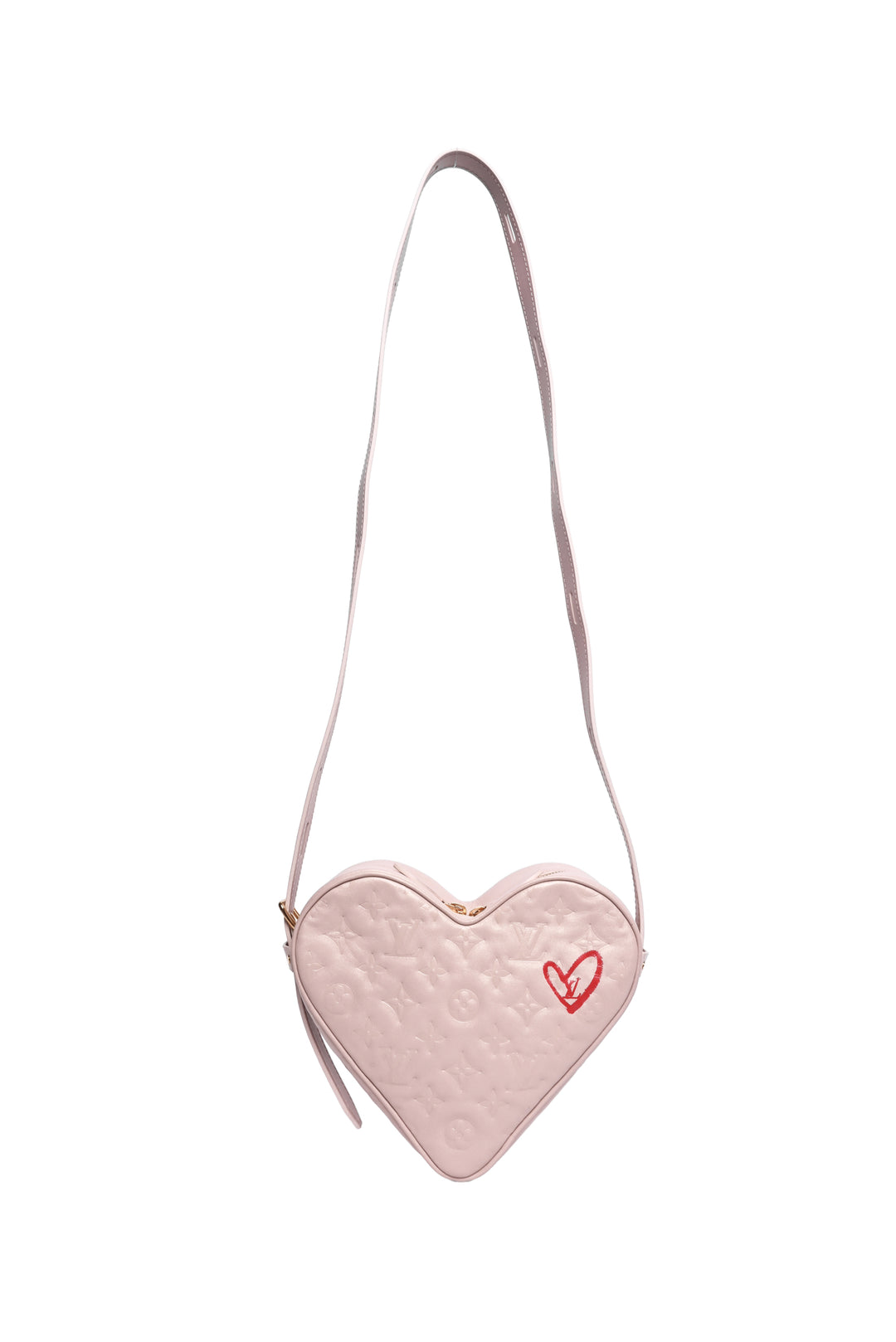Louis Vuitton 2021 Monogram Embossed Lambskin Fall In Love Sac Coeur Crossbody