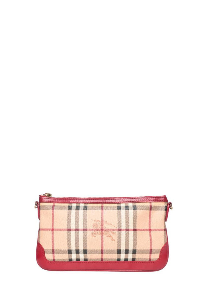 Burberry Haymarket Check Coated Canvas Peyton Crossbody