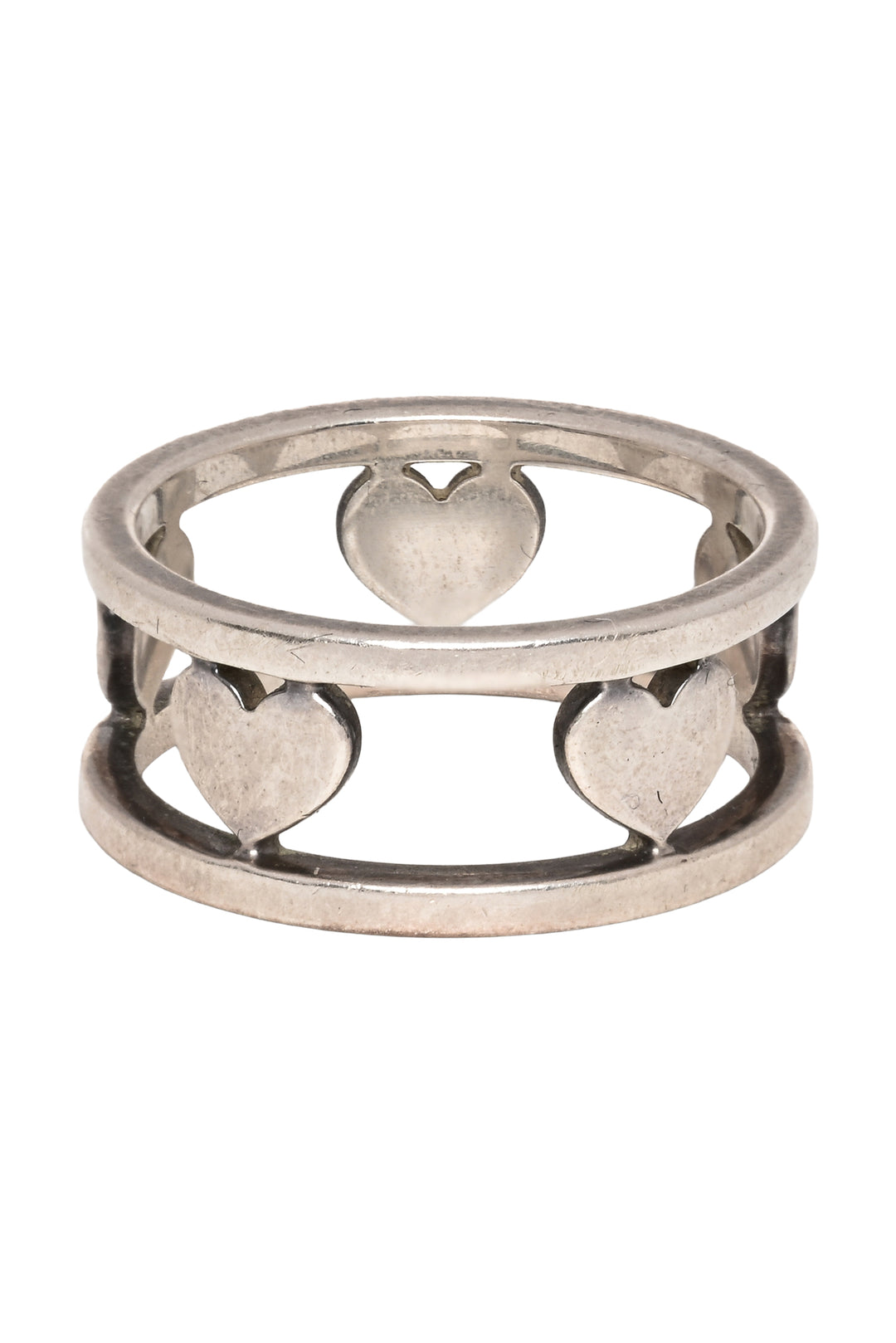 Tiffany & Co Size 6.5 Heart Cutout Band Ring