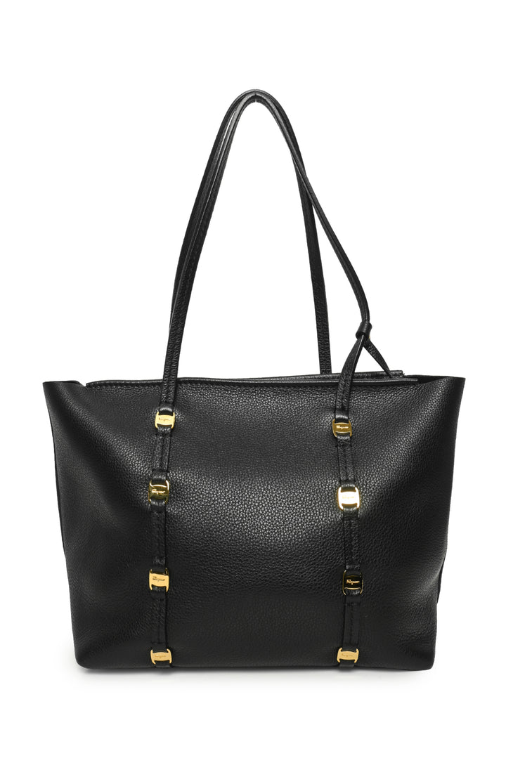 Ferragamo Emotion Large Leather Tote