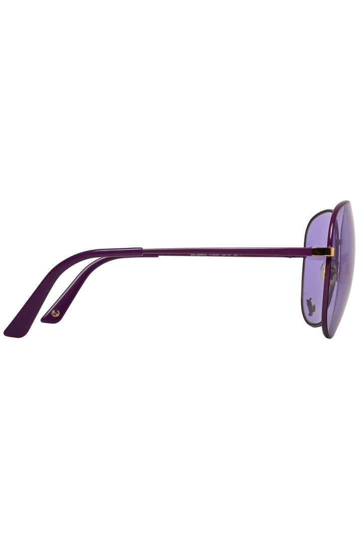 Gucci Purple Enamel Metal Eyewear
