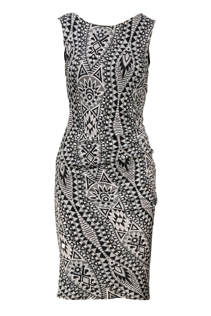 Emilio Pucci Size 10 Viscose Print Sleeveless Dress