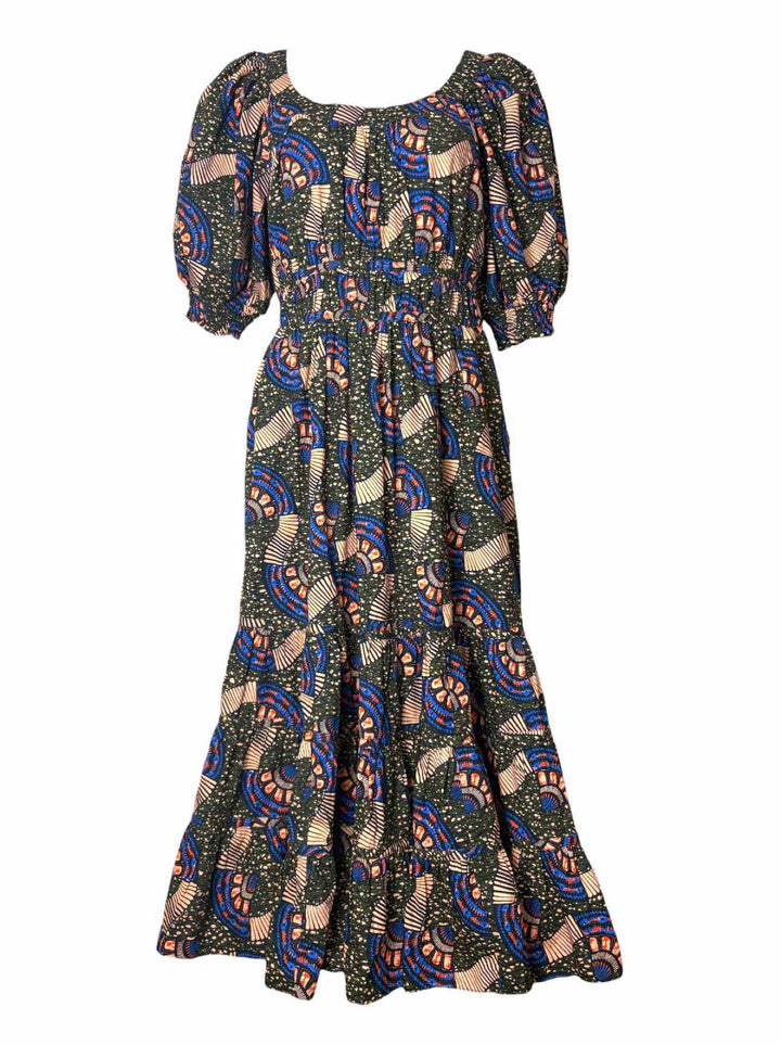 Ulla Johnson Size 10 Printed Cotton  Dress