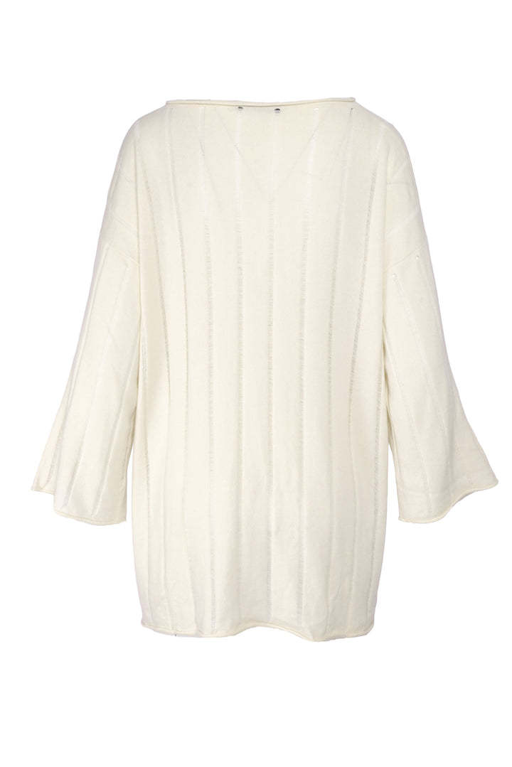 Fabiana Filippi Size XL Cashmere Beaded Sweater