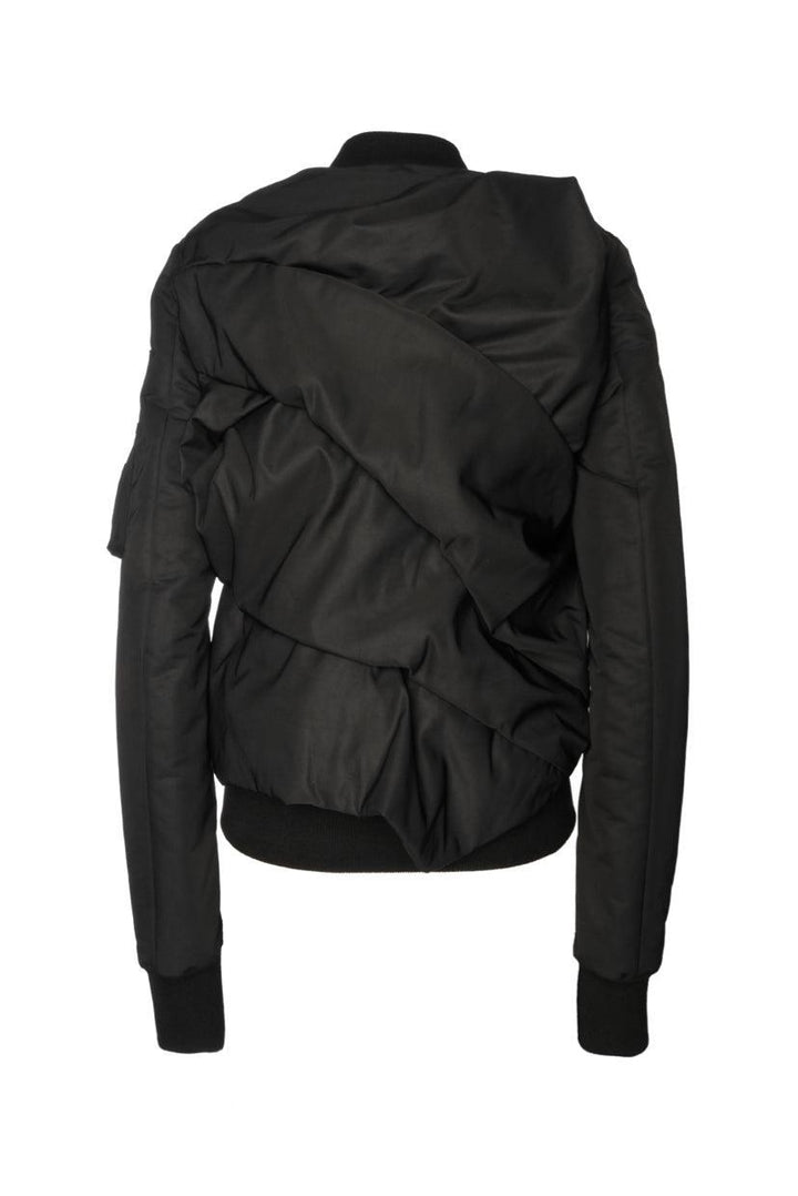 Rick Owens Size 4 Ripple Flight Bomber Jacket