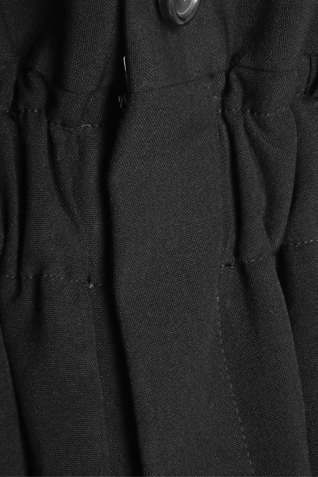 Comme Des Garcons Size XS Cropped High Waist Ruched Waist Pants