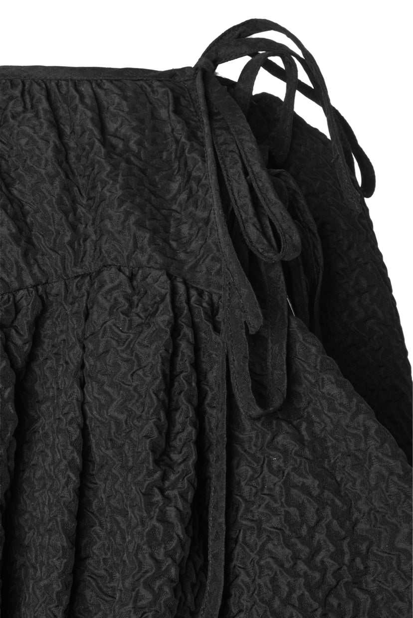 Cecilie Bahnsen Size 2 Asymmetrical Tie-Side Skirt