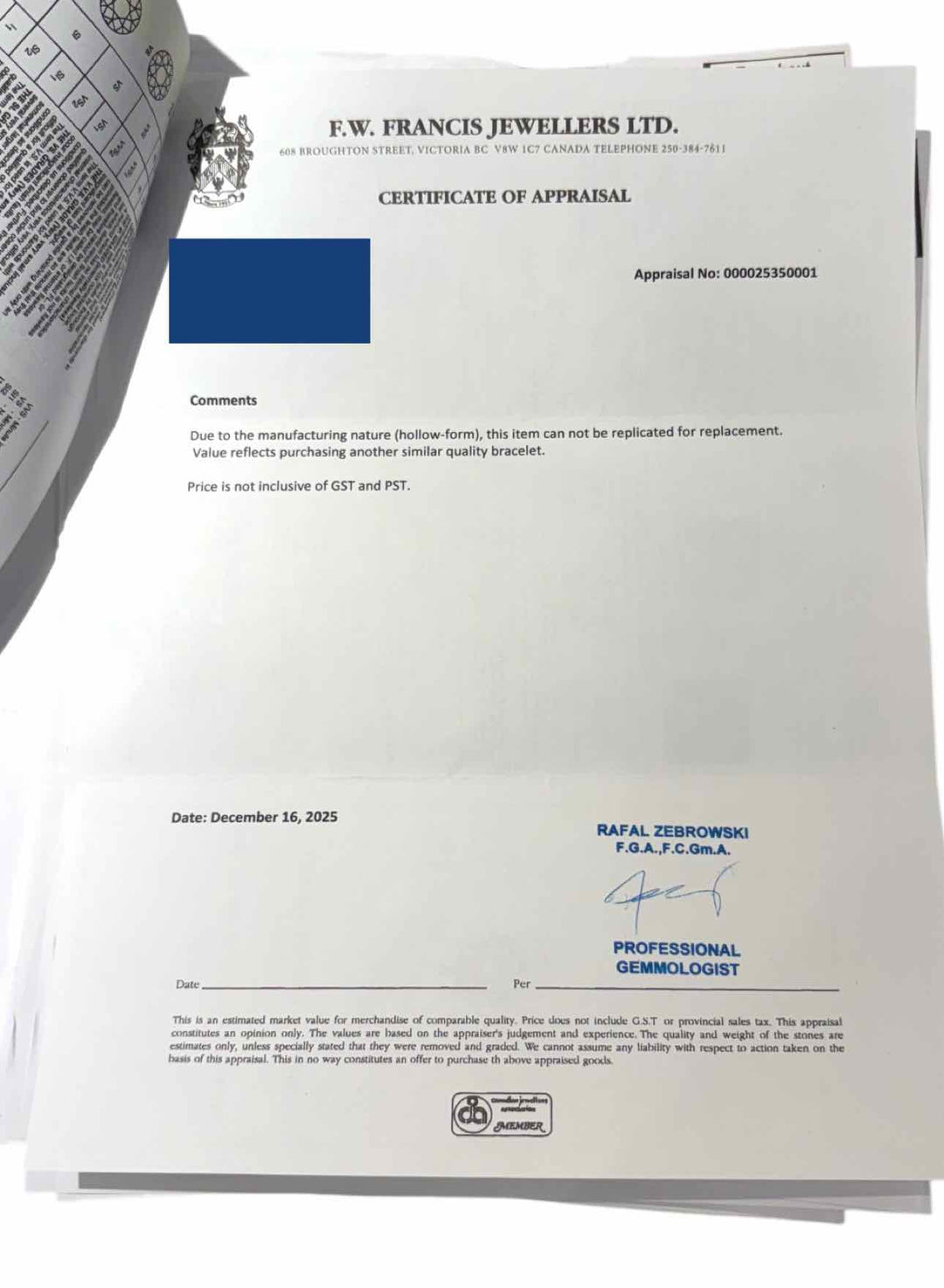 18K White, Yellow and Rose  Gold Bracelet With Diamonds