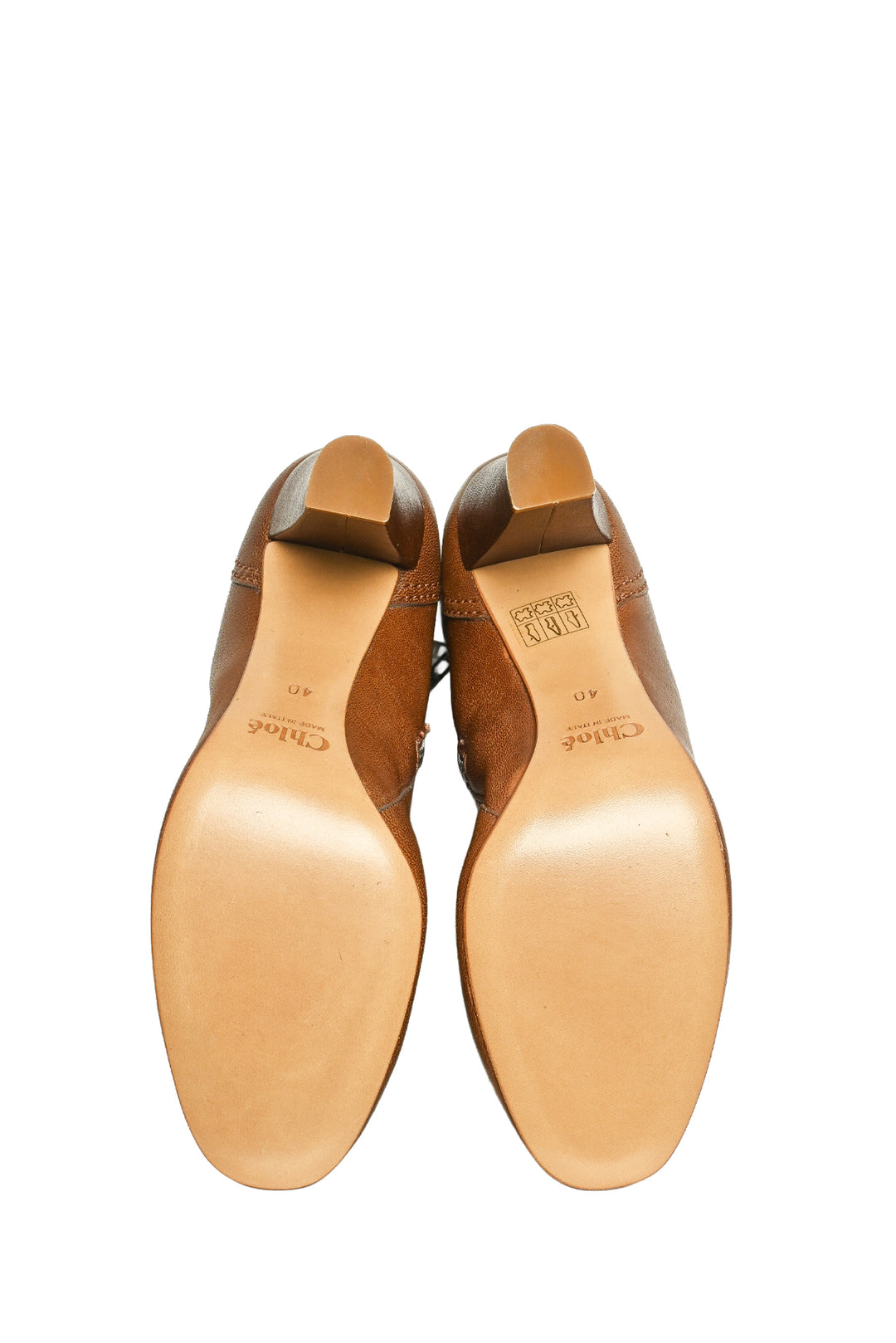 Chloe Size 40 Knee High Leather Boots