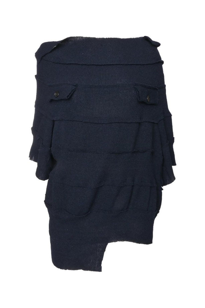 Y's Size 2 Short Sleeve Mock Neck Sweater