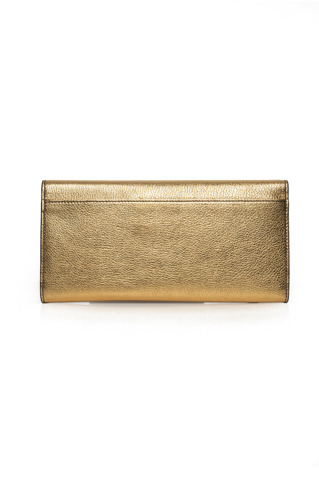 Alexander Mcqueen Metallic Skull Travel Wallet