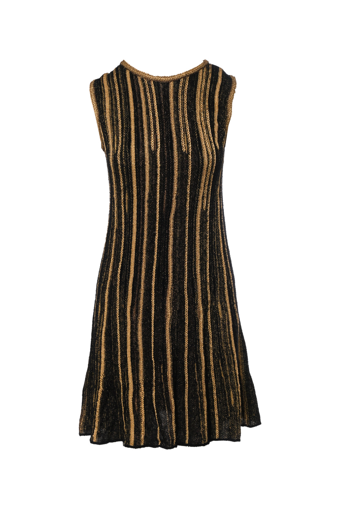 Missoni Size 42 Metallic Sparkle Knit Mini Dress