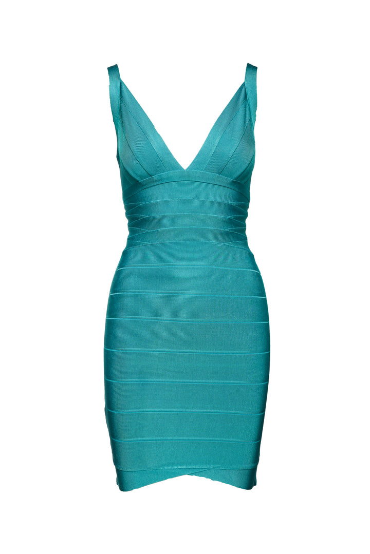 Herve Leger Size XS V Neck Bandage Dress