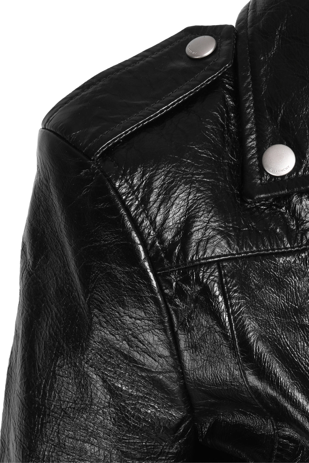 Givenchy Size 8 Studded Leather Biker Jacket