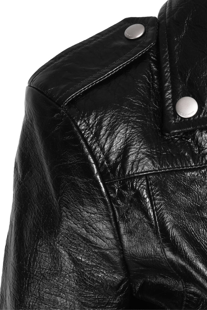 Givenchy Size 8 Studded Leather Biker Jacket