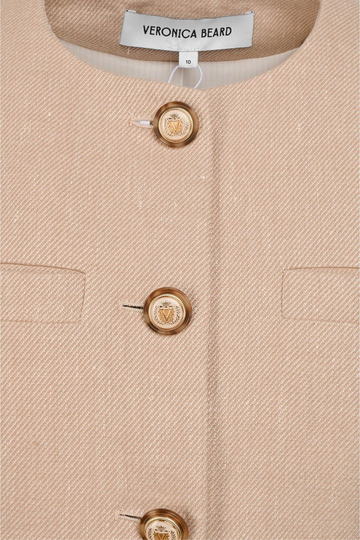 Veronica Beard Size 10 Linen Blend Vest Top