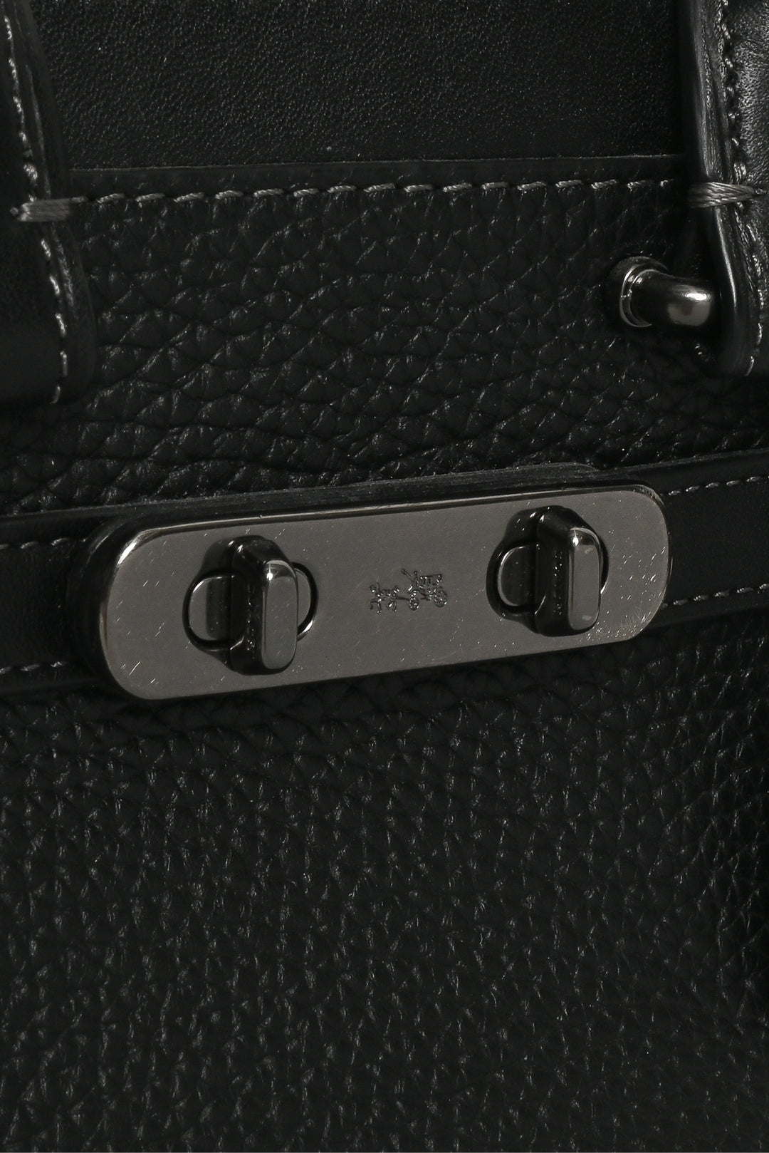 Coach Pebbled Leather Swagger 20 Purse