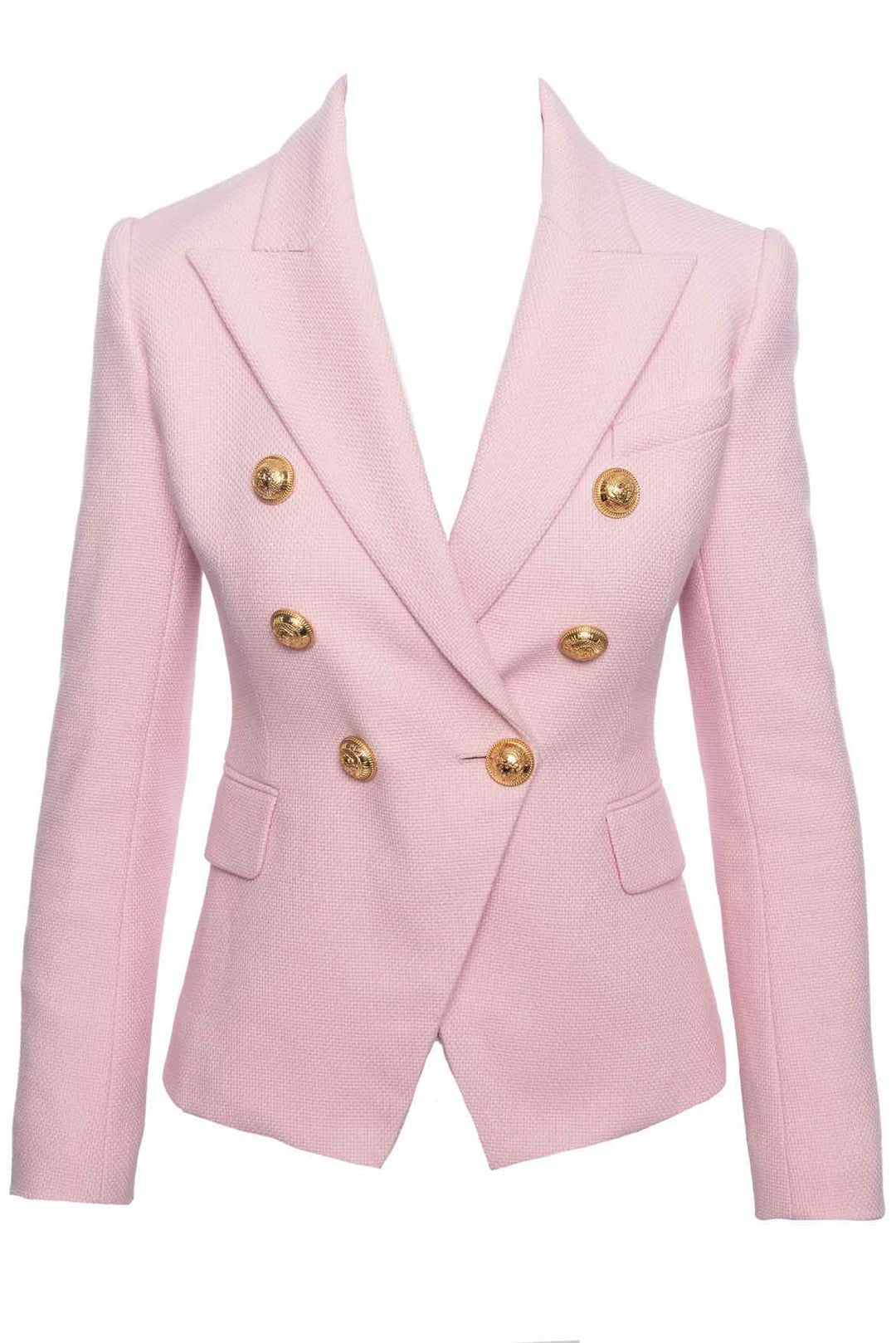 Balmain Size 34 Double Breasted Blazer