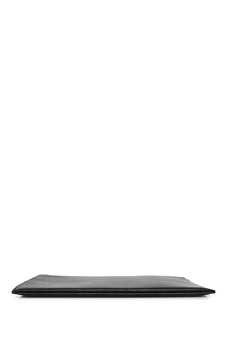 Saint Laurent 2023 Exclusive Pebble-Grain Leather Pouch