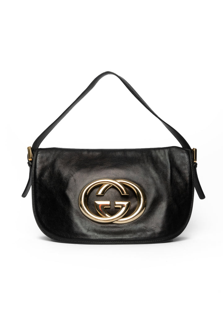 Gucci Calfskin Small Britt Shoulder Bag