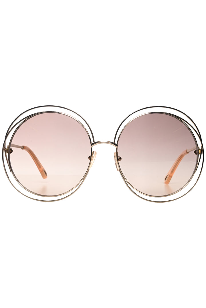 Chloe Carlina Round Sunglasses
