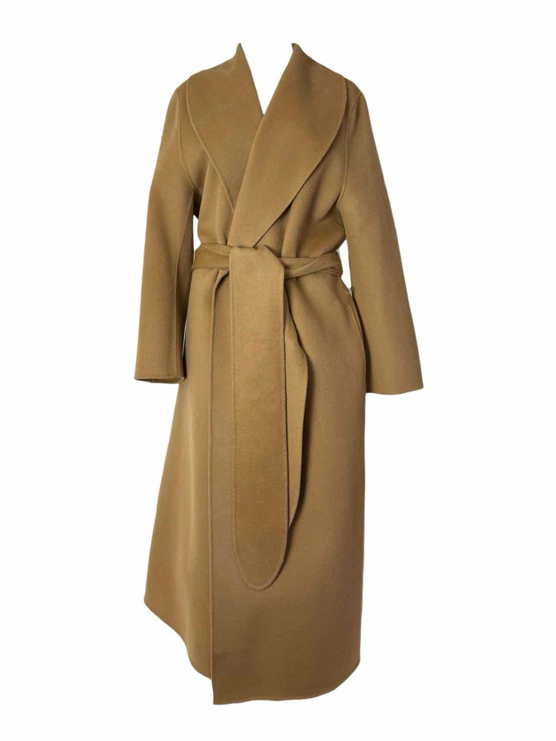 Toteme Wool Full Length Belted Size 40 Coat