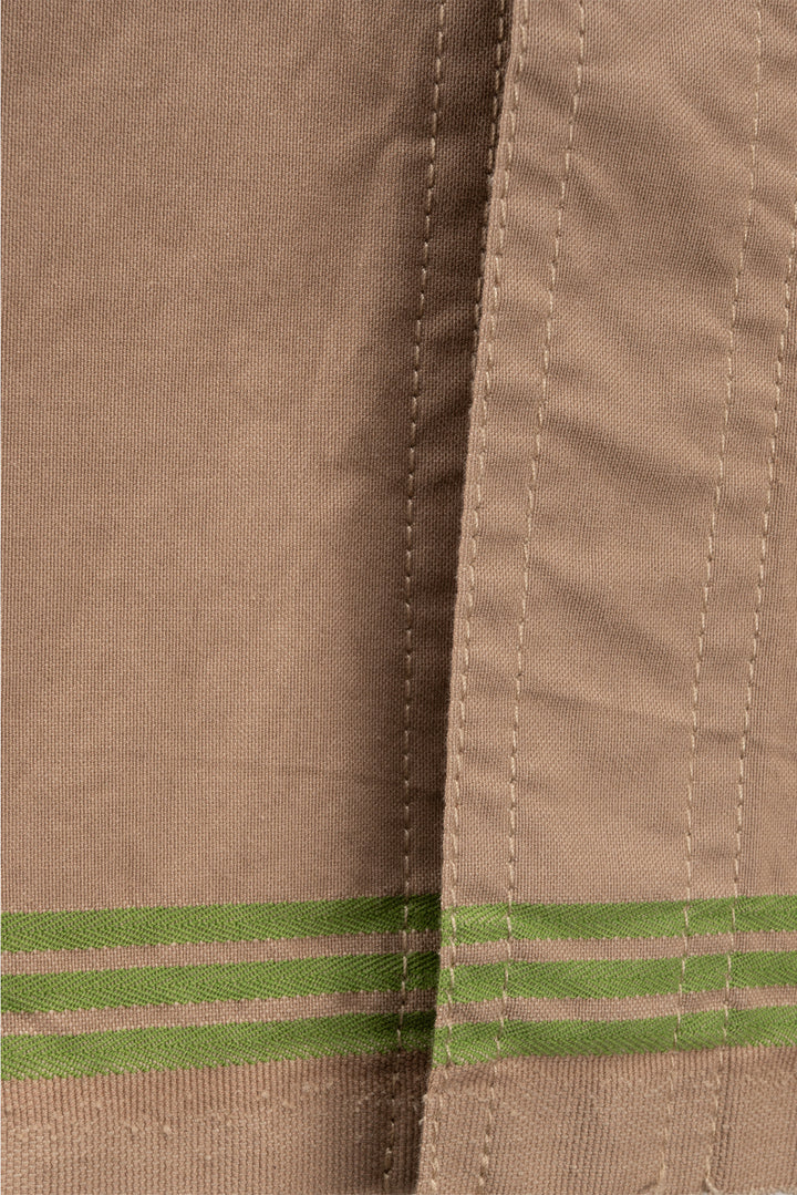 Bottega Veneta Size 4 Belted Cotton Midi Skirt