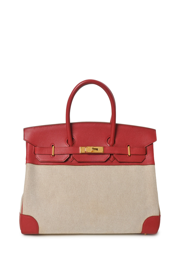 Hermes 2000 Birkin 35 in Toile