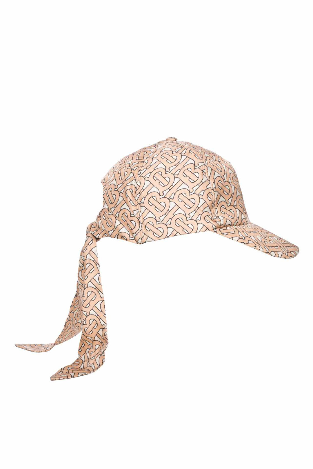 Burberry Size S/M Monogram Silk Foulard Basebal Hat