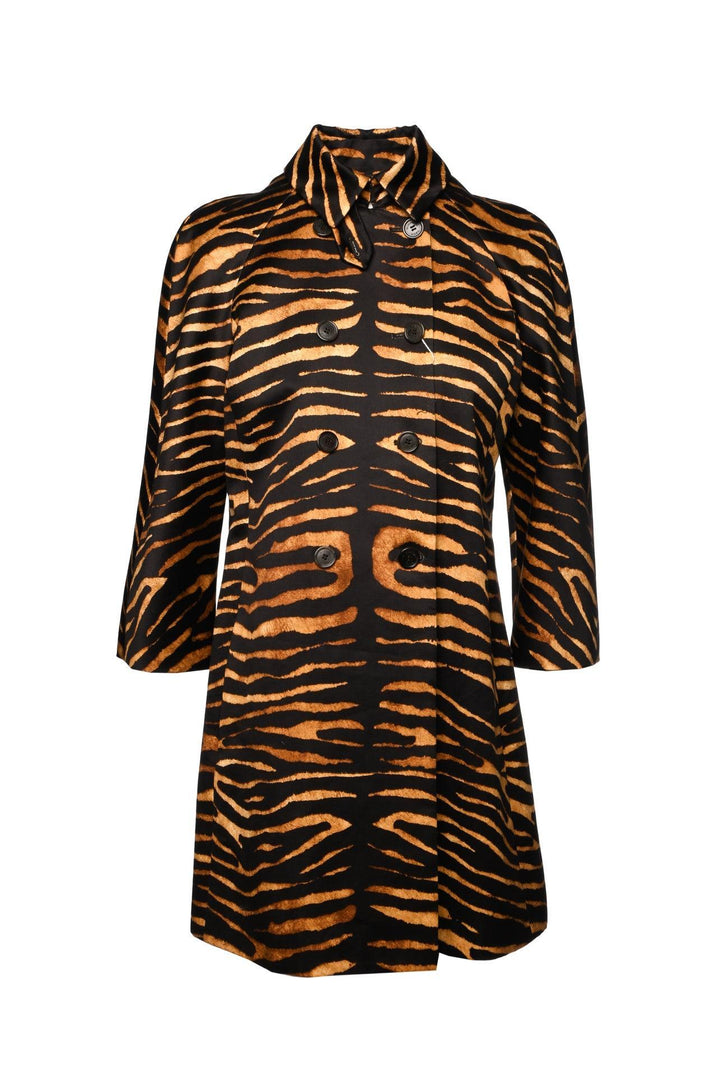 Michael Kors Collection Size 8 Animal Print Coat