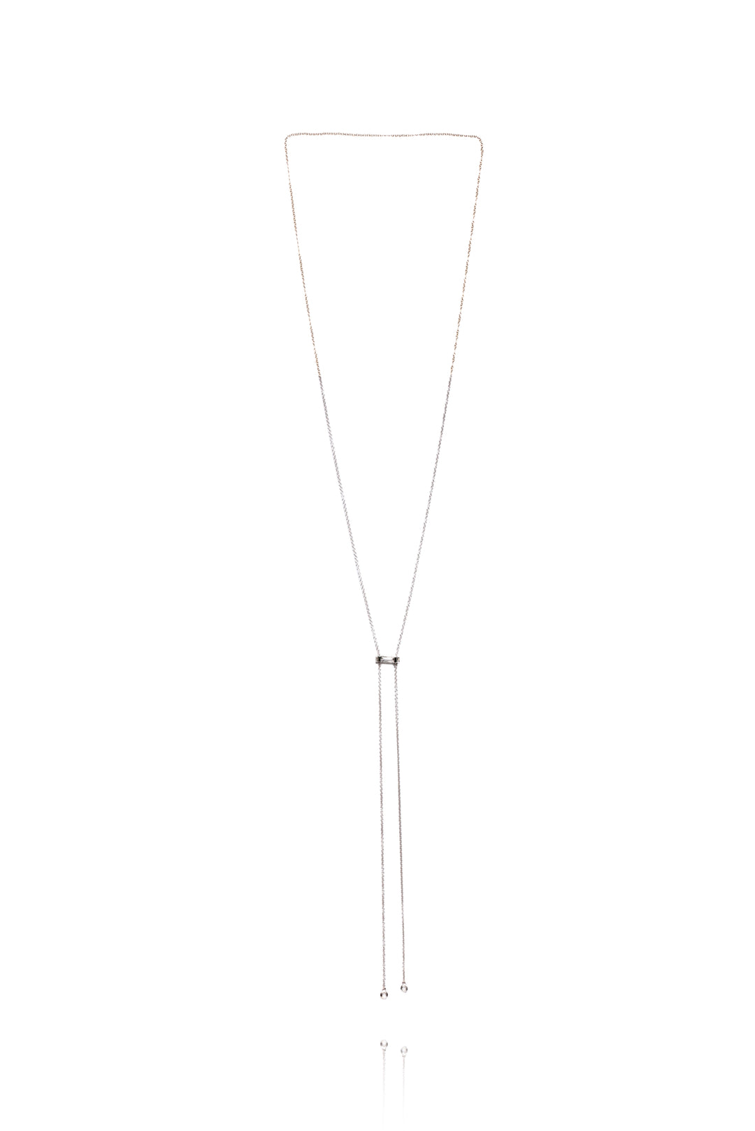 EF Collection 14K White Gold Diamond Necklace