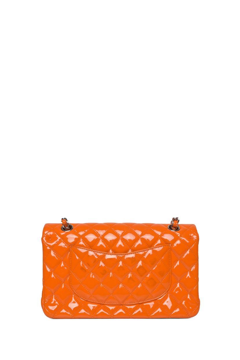 Chanel 2014 Patent Quilted Double Flap Shoulder Bag