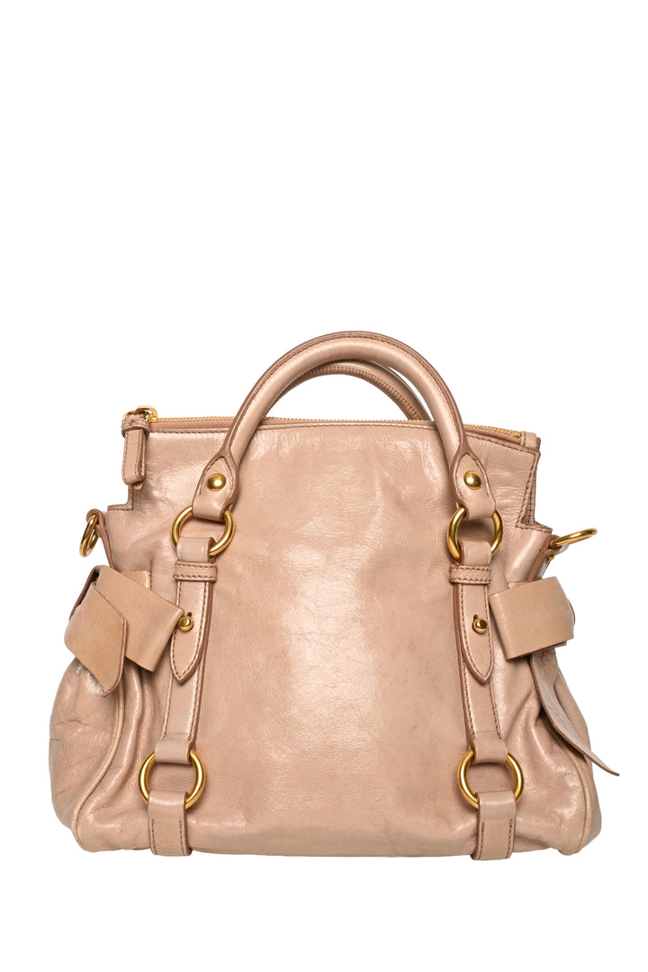 Miu Miu Vitello Lux Bow Bag