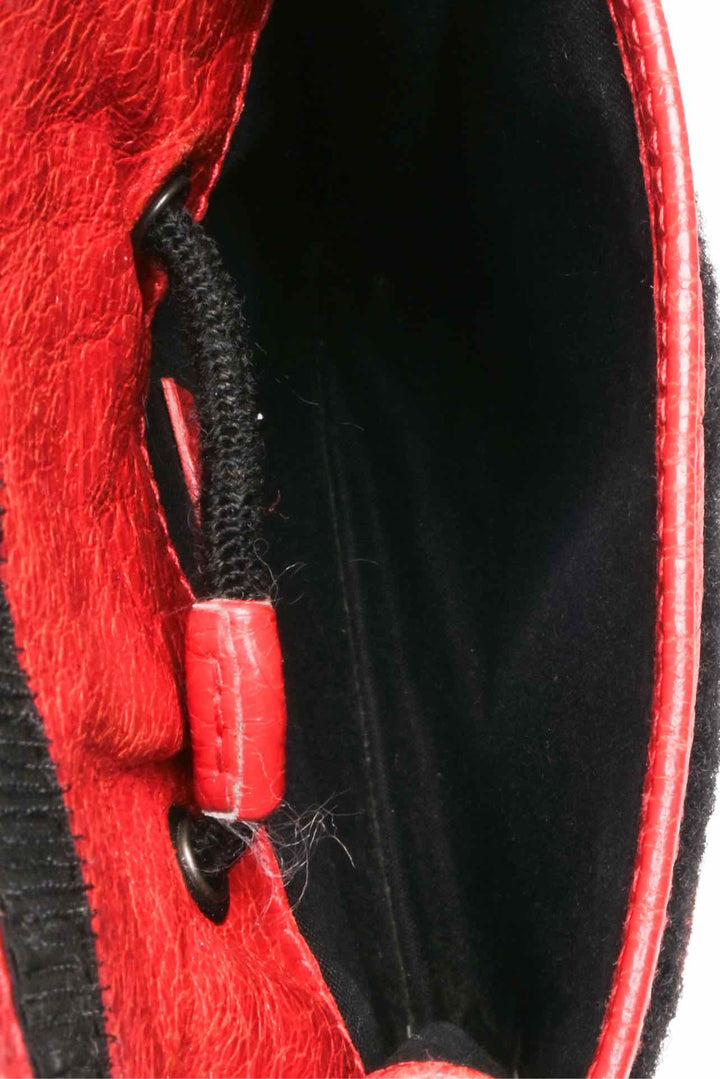 Balenciaga F/W 2020 Crinkled Leather Explorer Pouch Crossbody