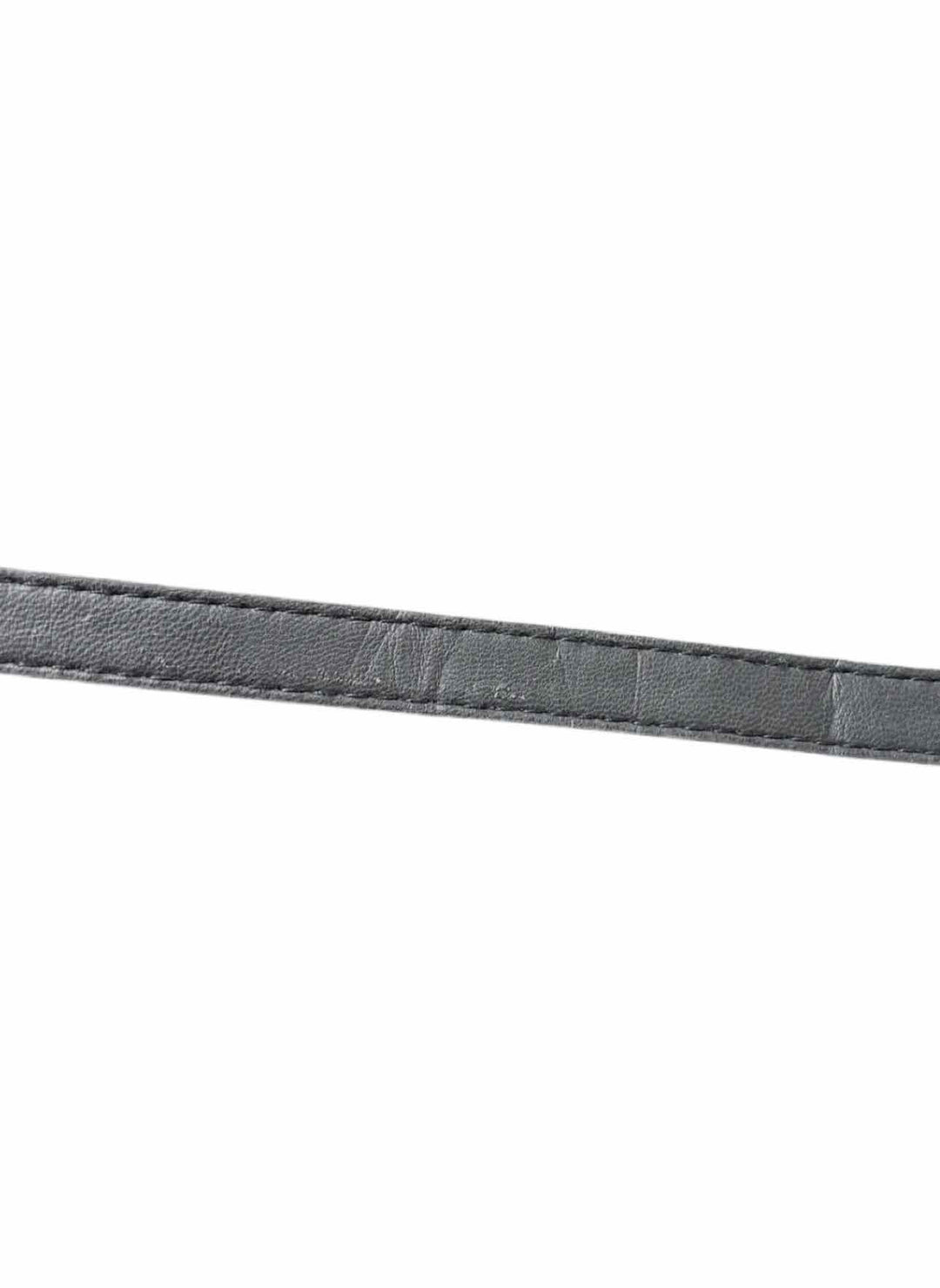 Alexander Wang Size XS Leather Metal Logo Belt