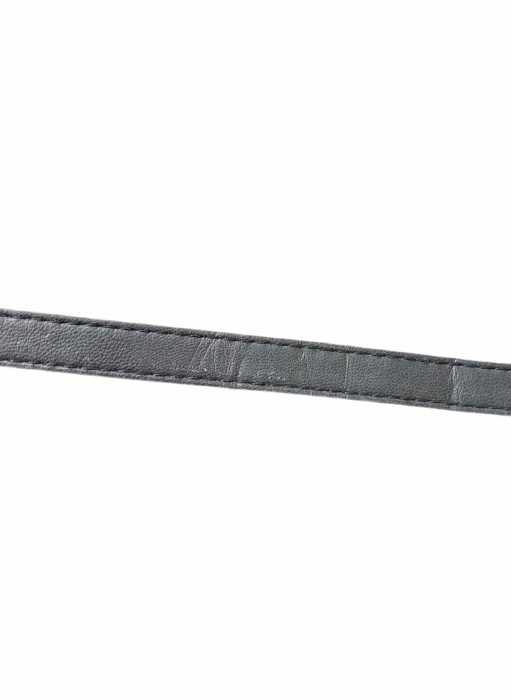 Alexander Wang Size XS Leather Metal Logo Belt