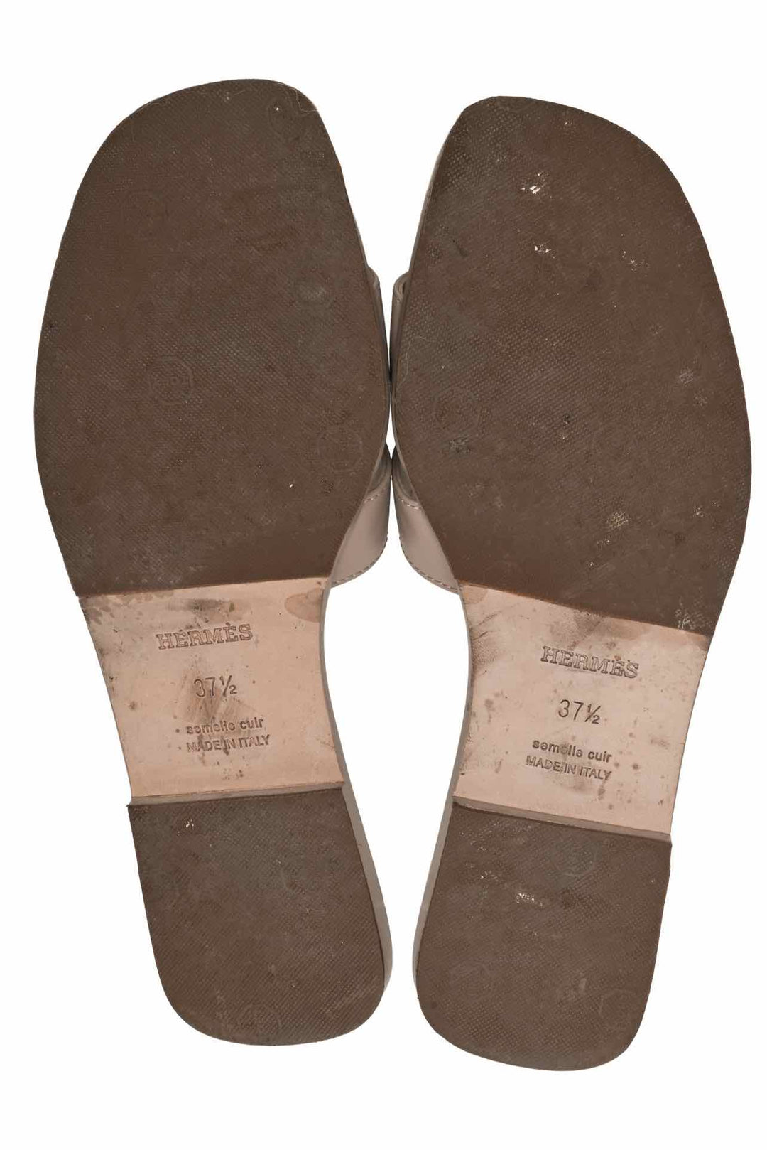 Hermes Size 37.5 Oran Sandals