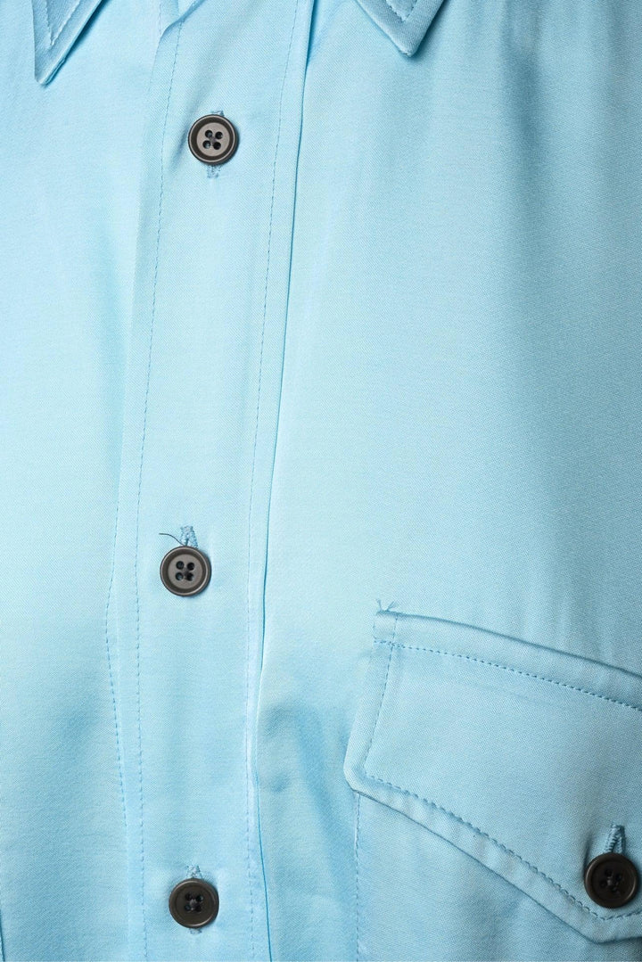 Dries Van Noten Size 42 Men's Fluid Shirt Long Sleeve