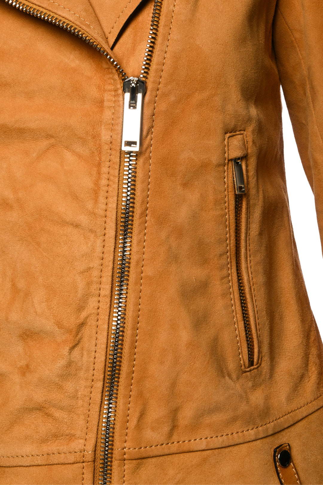 Massimo Dutti Size XS Suede Moto Jacket