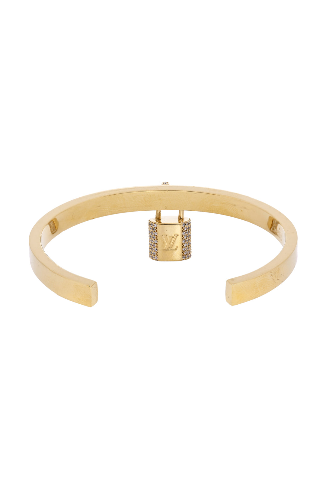 Louis Vuitton Size M Padlock Bracelet
