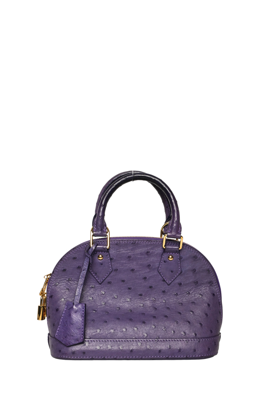 Louis Vuitton 2014 Ostrich Alma BB Shoulder Bag