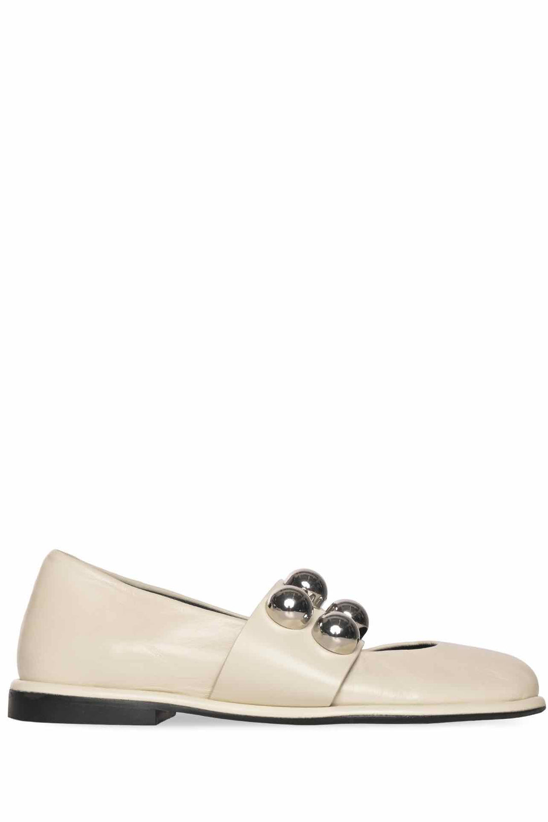 ME+EM Size 38 Oversized Stud Ballerina Flats