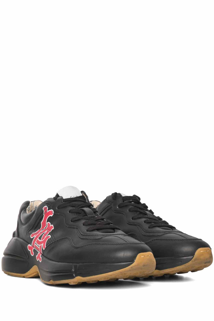 Gucci x MLB Men's Size 6 LA Dodgers Rhyton Calfskin Sneakers