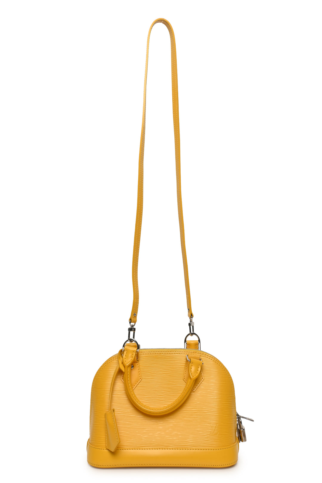Louis Vuitton 2013 Tassil Yellow Epi Leather Alma BB Purse