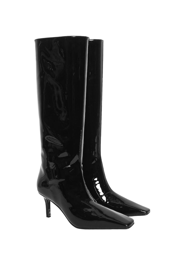 Acne Studios Size 37 Patent Leather Knee High Boots