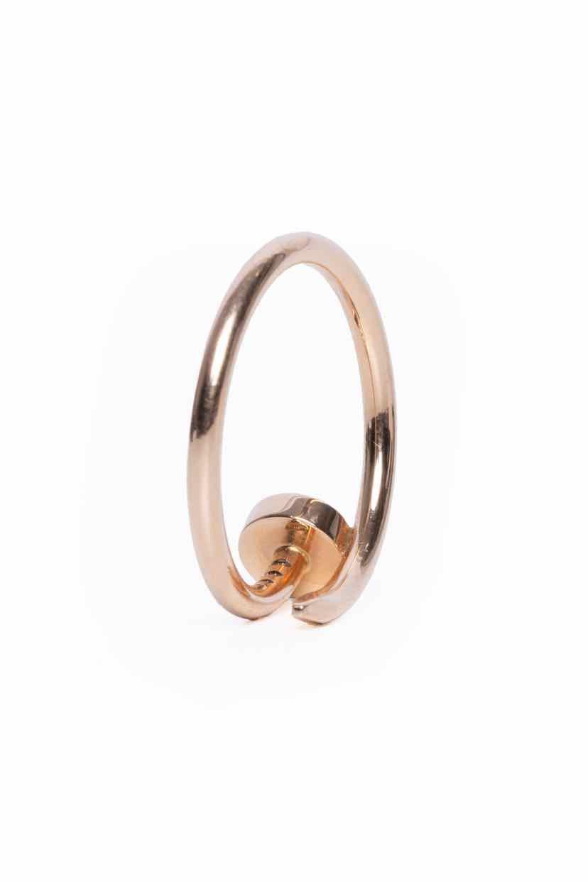 Cartier Size 6 18K Rose Gold Small Juste un Clou Ring