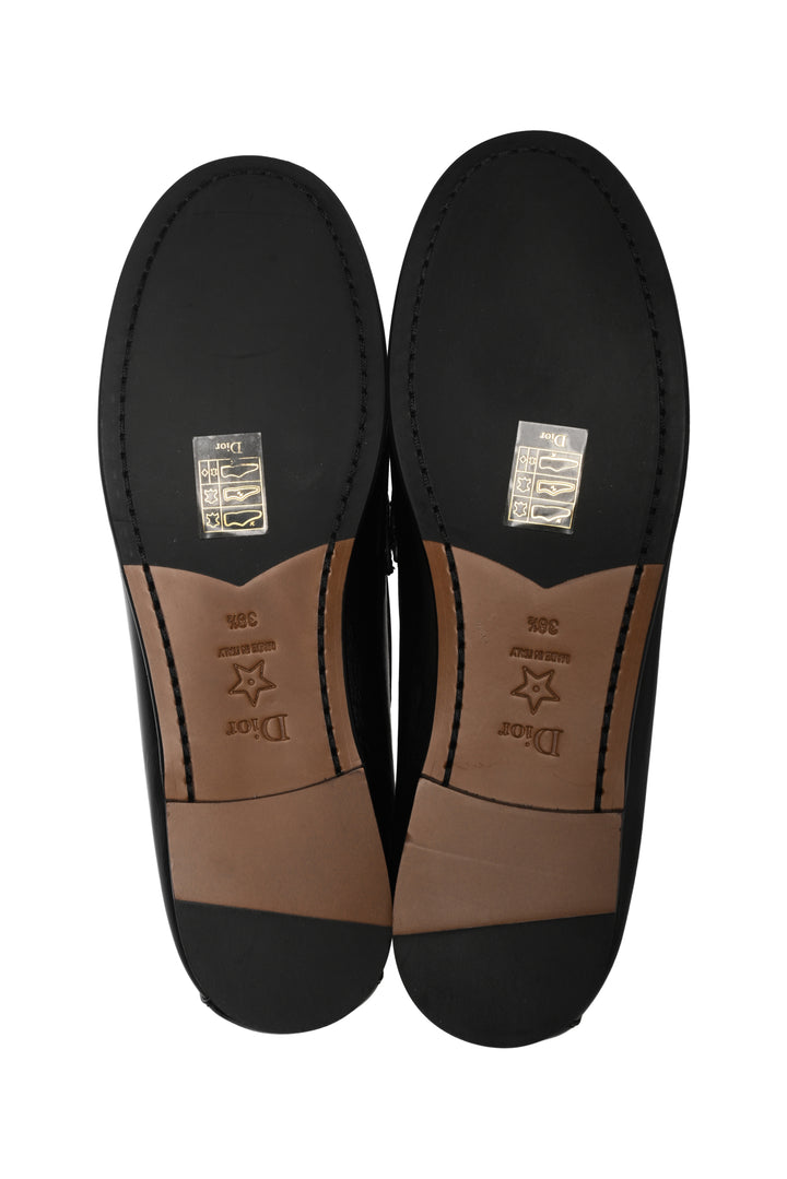 Dior Size 38.5 CD Time Loafers