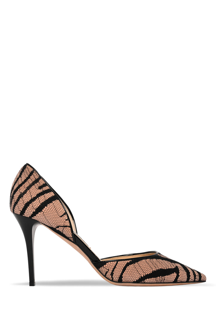 Jimmy Choo Size 39 Lace Animal D'Orsay Pumps