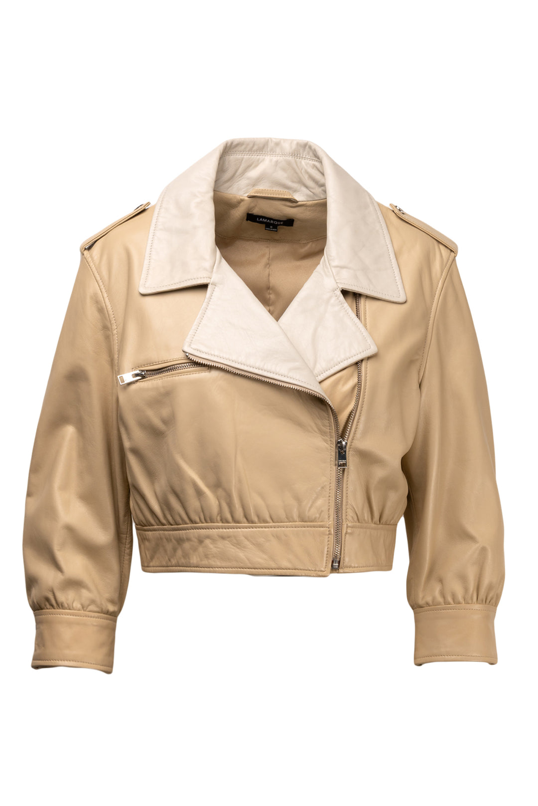 Lamarque Size M Leather Jacket