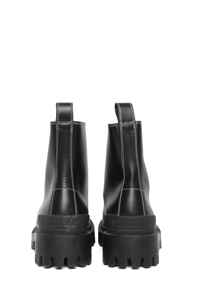 Balenciaga Size 37.5 Strike Combat Boots